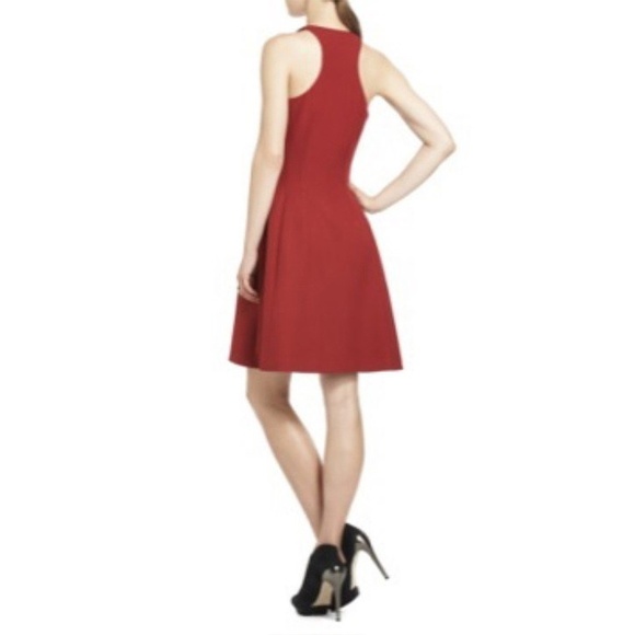BCBGMaxAzria Deep Red Giuliana Dress. Size 4. Worn once. - Picture 2 of 6